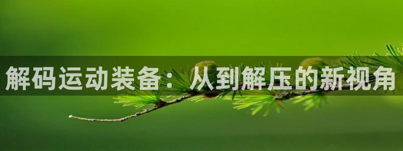fb体育娱乐首页网站大全:解码运动装备:从到解压的新视角